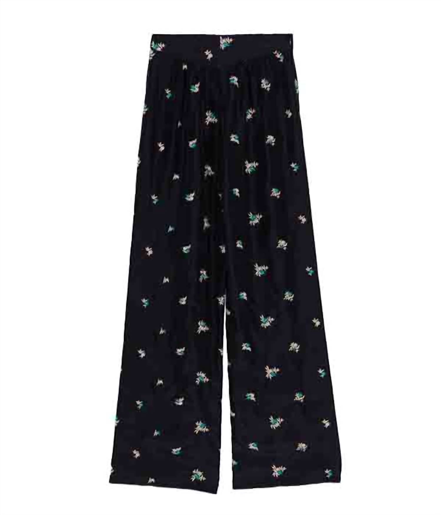 Forte Forte - Women's “petites Fleurs” Embroidered Silk Pants