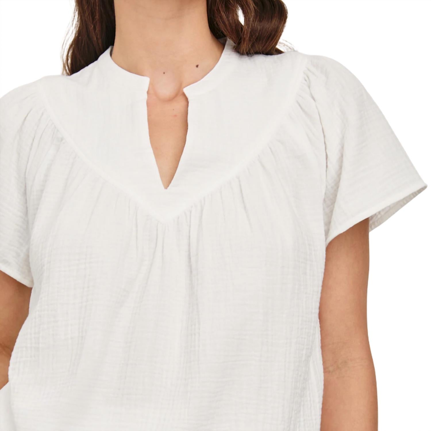 Rails Women's Sayer Shirt in white - women's blouse - view 4