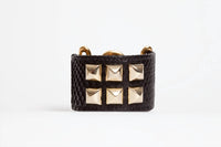 Avenue Chic Studded Cuff in black - women's jewelry