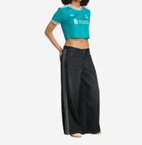 Adidas - Liverpool Football Jacquard V-neck Crop Top