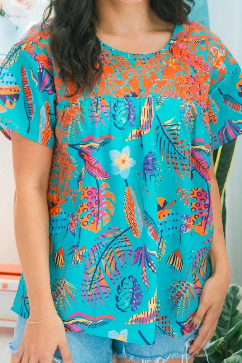 Layerz Clothing - Flora Short Sleeve Top