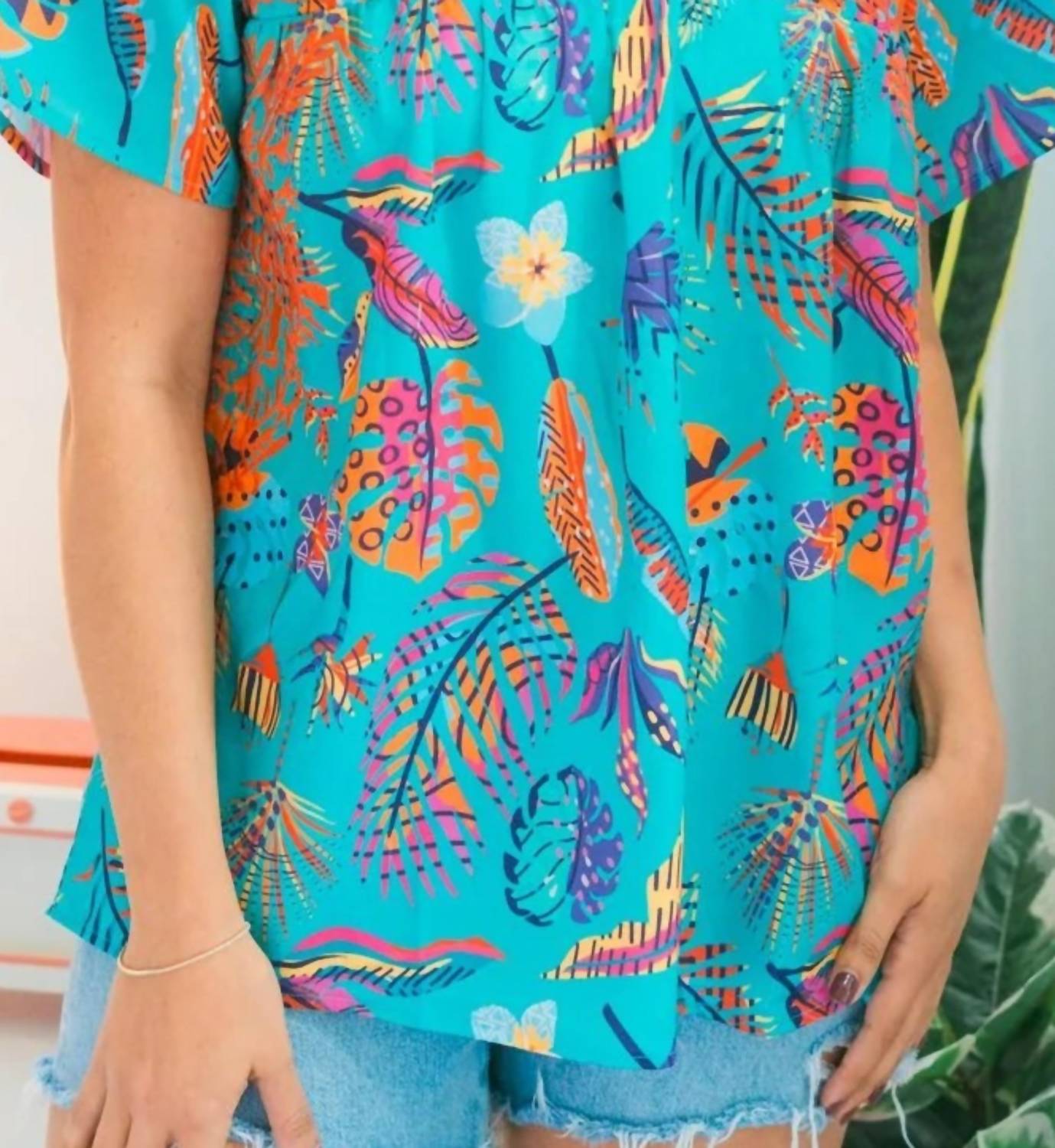 Layerz Clothing - Flora Short Sleeve Top