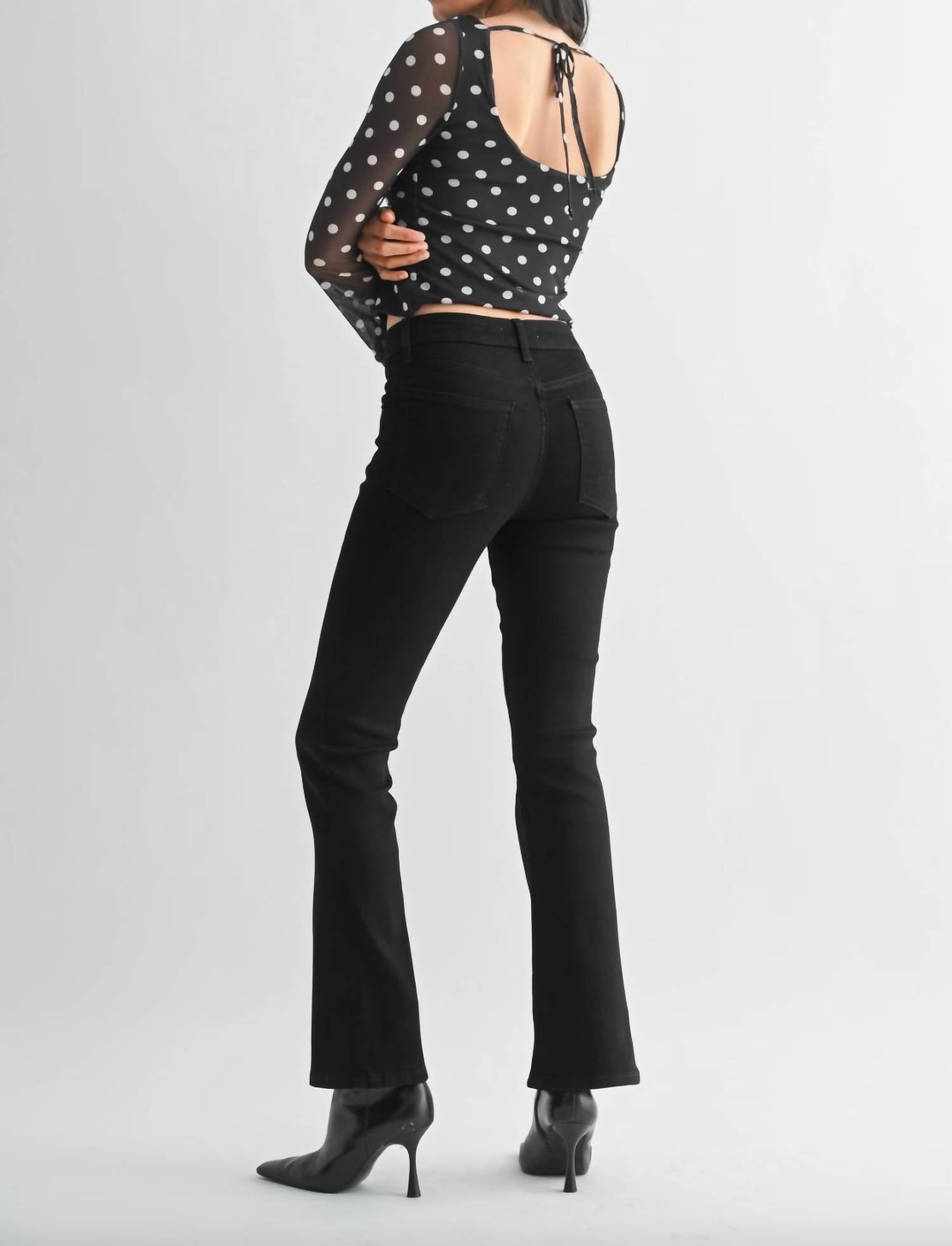 Just Usa - Riley Mid Rise Bootcut Jean