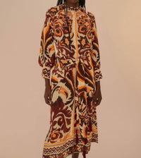 Farm Rio - Toucans Scarf Maxi Dress