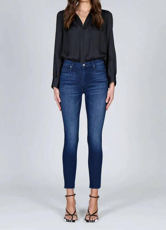 Carmen High Rise Ankle Fray Jeans