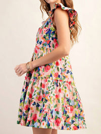 Kori - Sleeveless Floral Print Dress