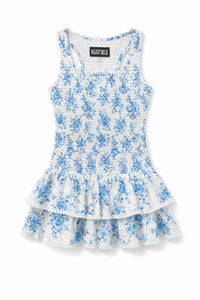 Katie J NYC Vallie Dress in rose bouquet - kids' dress - detail view