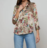 L'Agence - Dani Silk Blouse