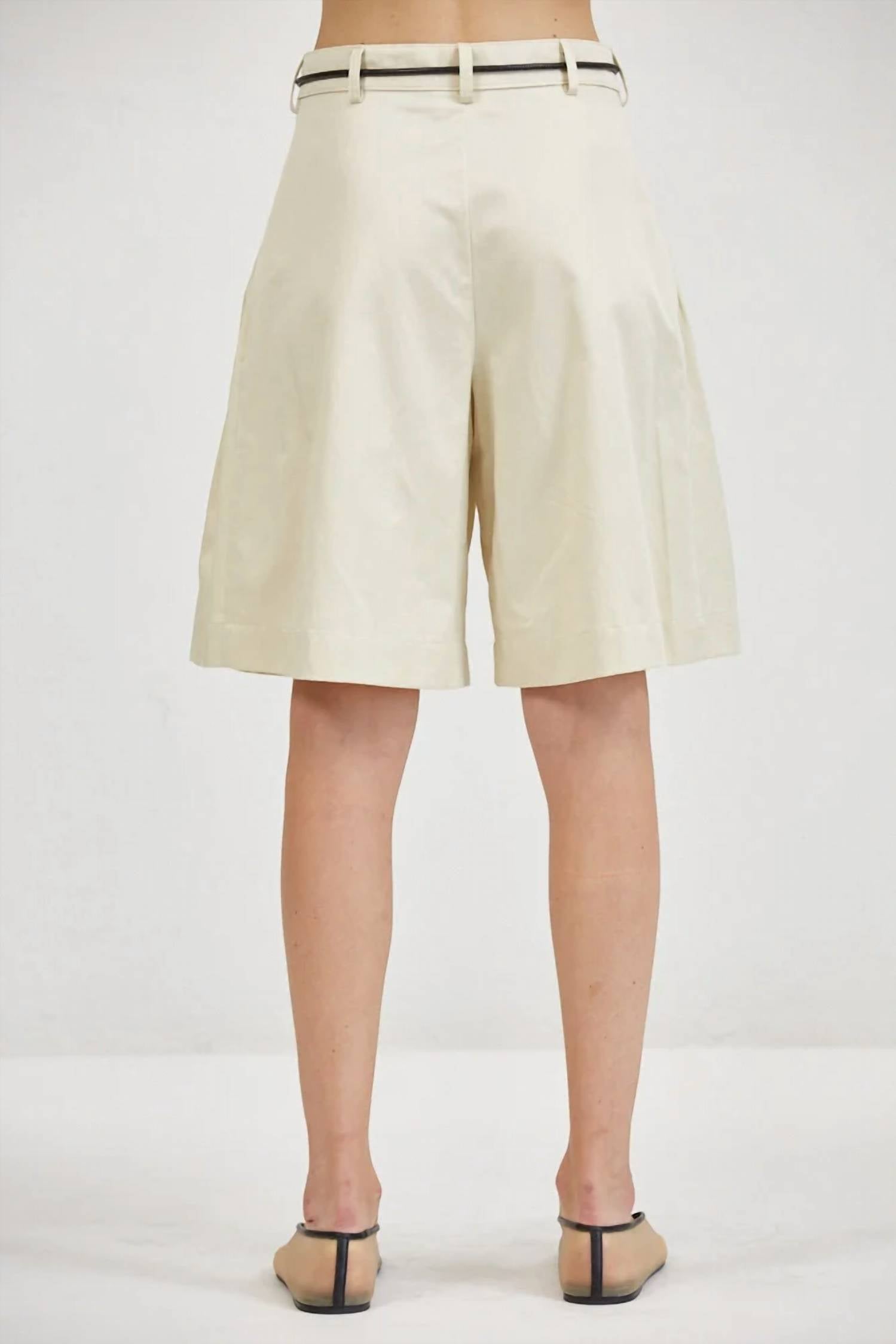 A.Ren - Women's Elysian Shorts With Front Pockets Belt
