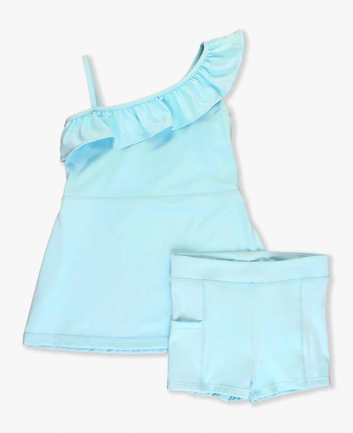 Rufflebutts - Girls' Active tennis dress and bike short set