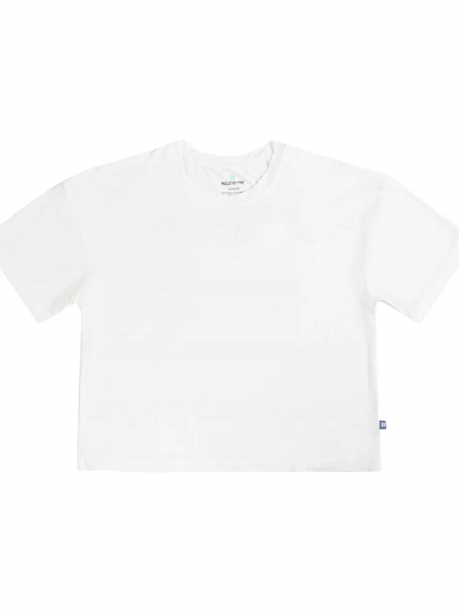 Macaron + Me - Big Girls Boxy Tee