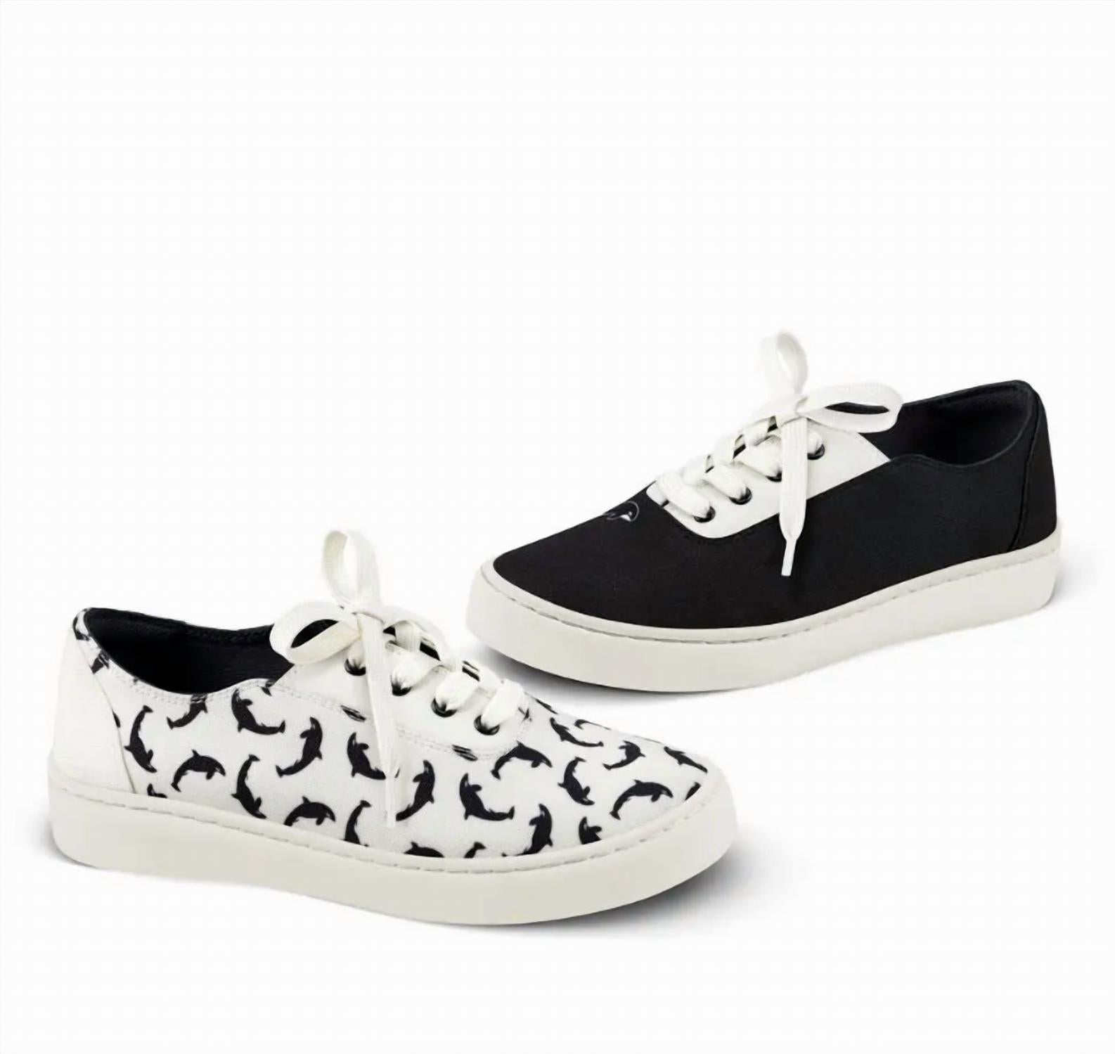 Hot Chocolate Design Women's Oceanic Casual Sneaker in black - women's sneaker - view 4