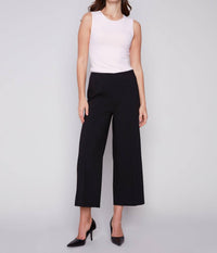 Charlie B - Side Zipper And Wide Leg Pants