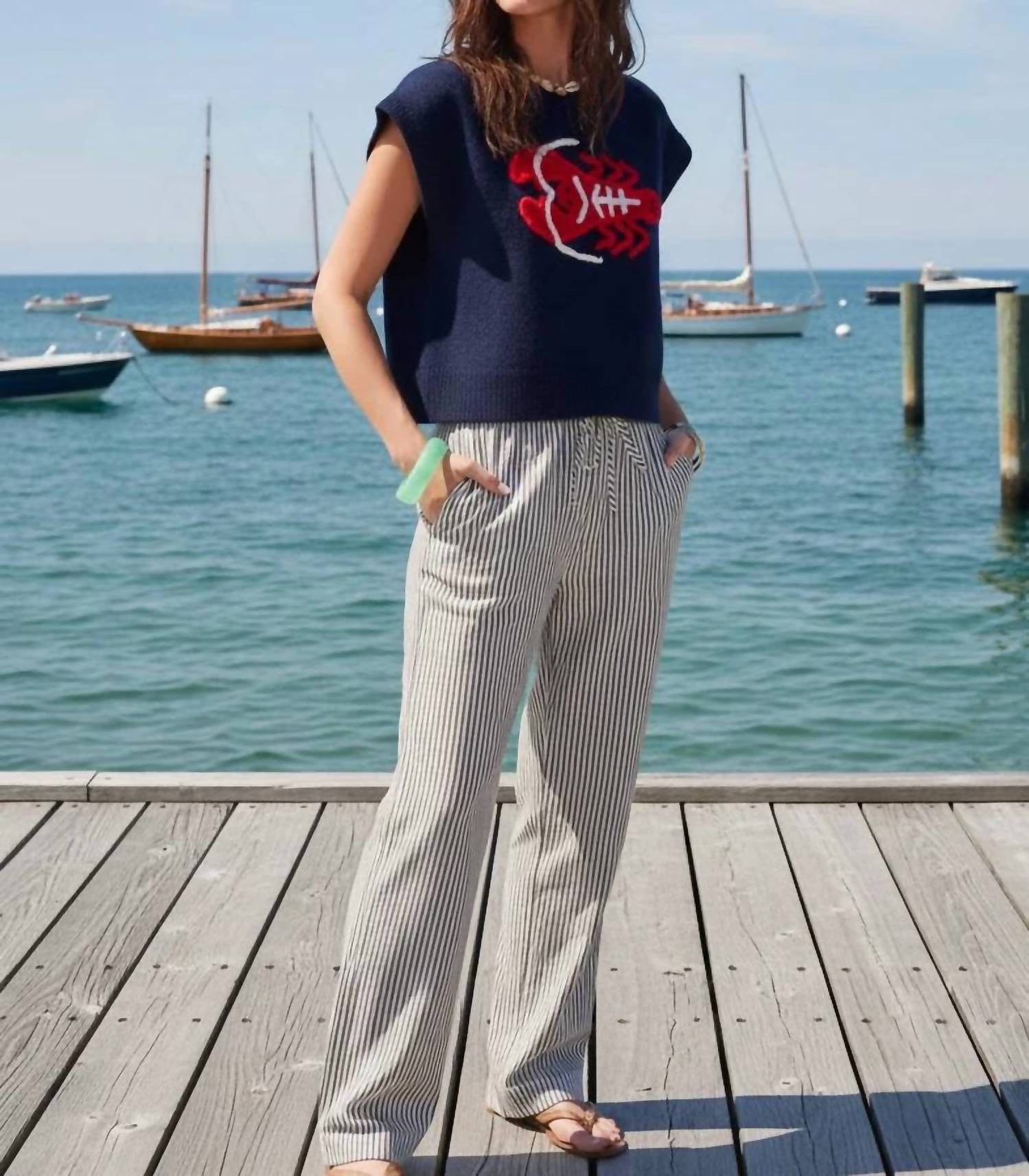Illa Illa - Lobster Design Soft Knit Sweater