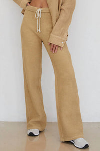 Donni. - Women's Waffle Drawstring Pant