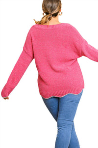 Umgee - Zig Zag Pullover Sweater