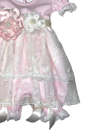 Katie Rose - Girl's Lace Bloomer Dress