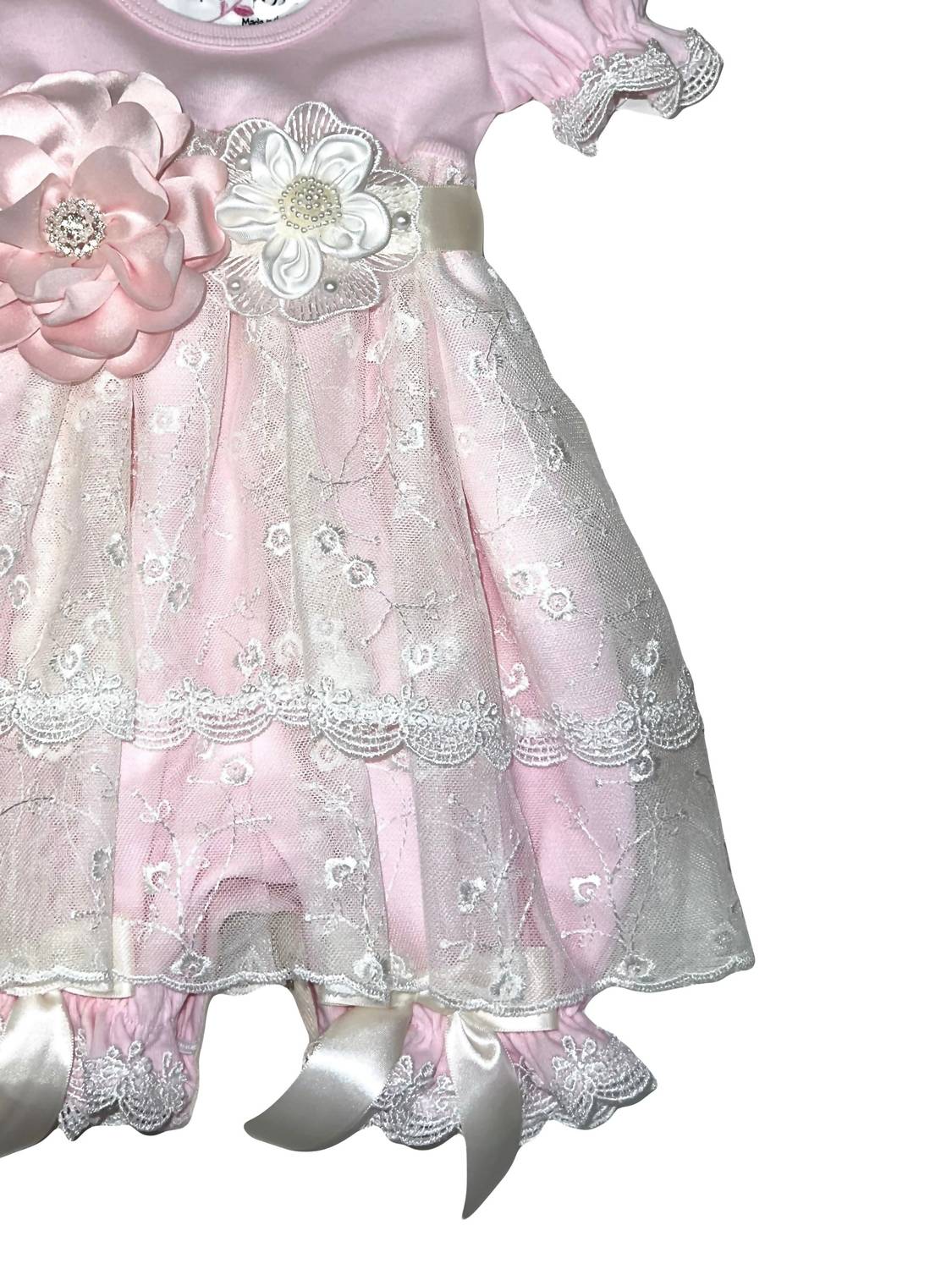 Katie Rose - Girl's Lace Bloomer Dress