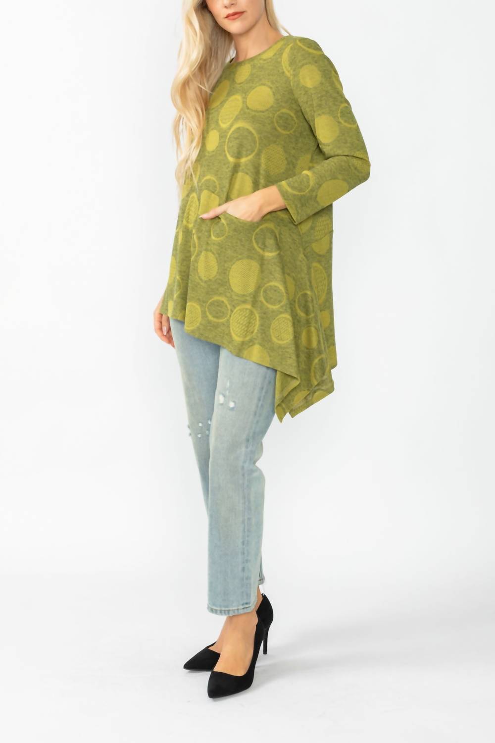 Ic Collection - Tunic Asymmetrical Top