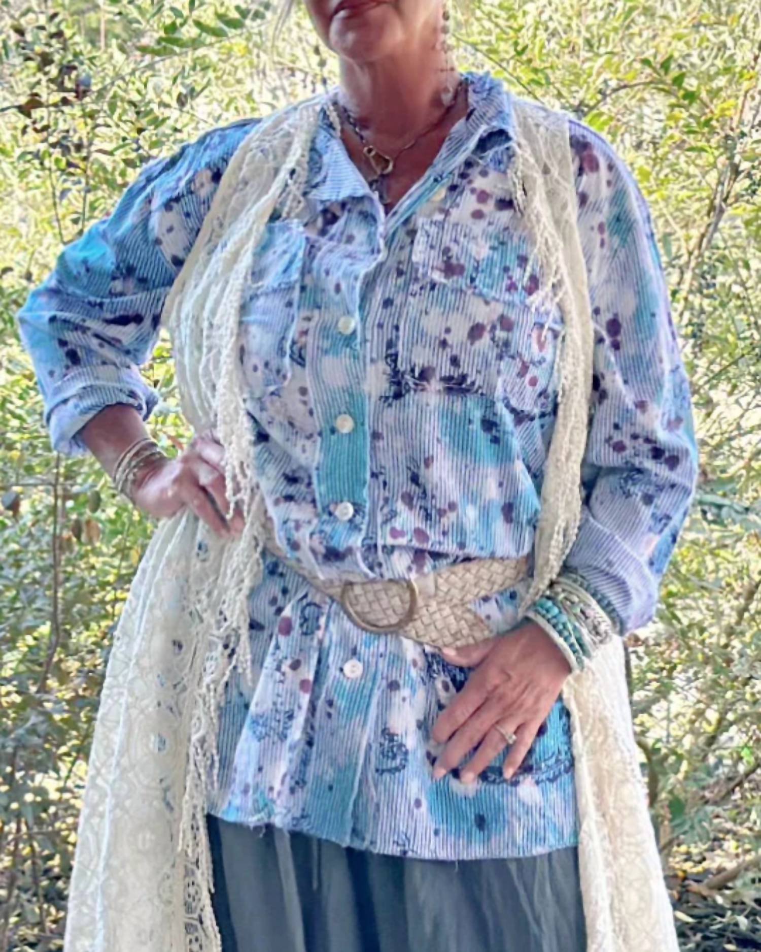 Jaded Gypsy - Garden Splash Top