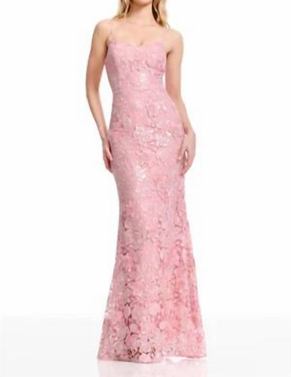 Dress The Population - Giovanna Sleeveless Scoop-neck Mermaid Gown