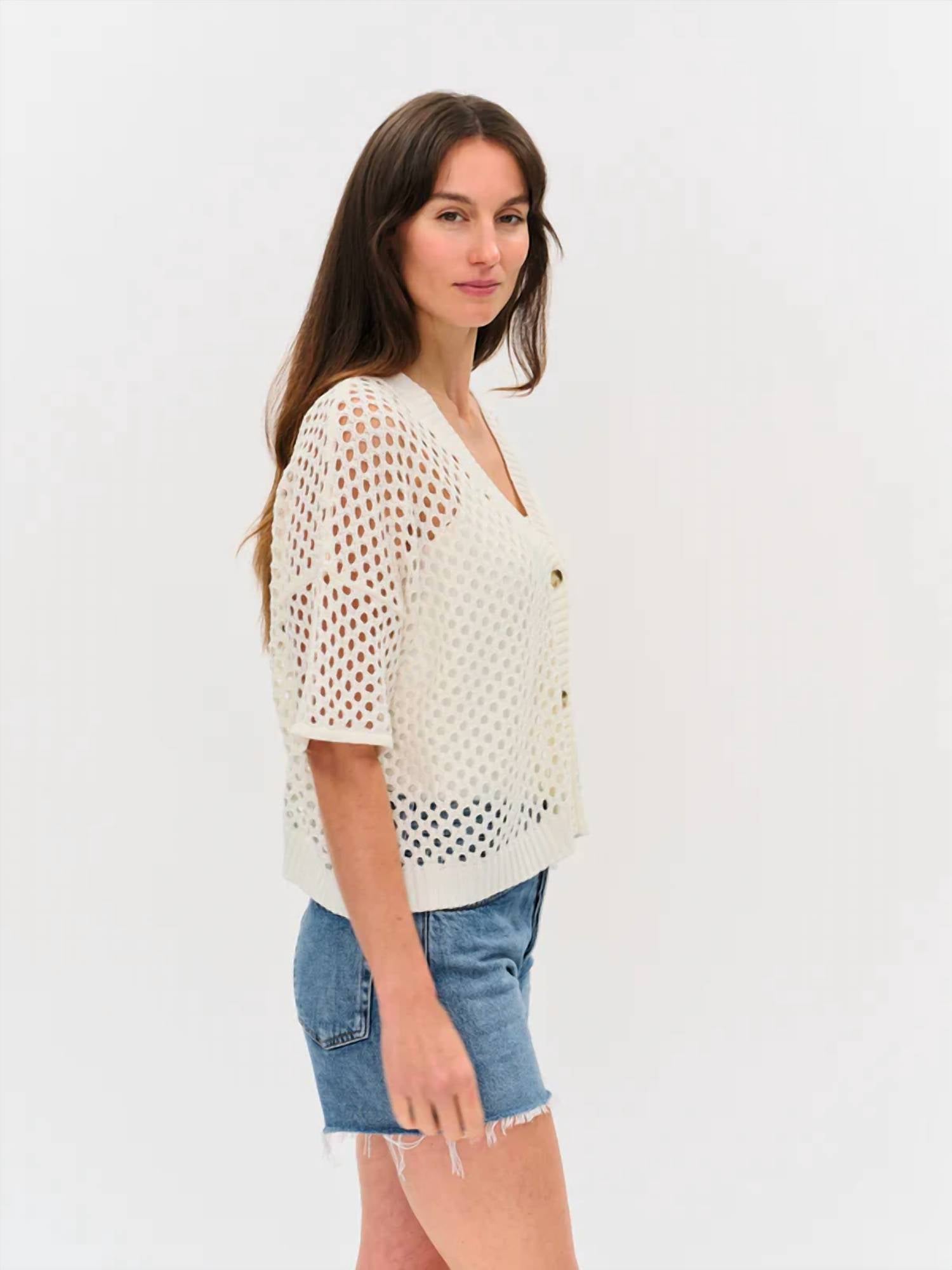 Six/Fifty - Dune Crochet Cardigan
