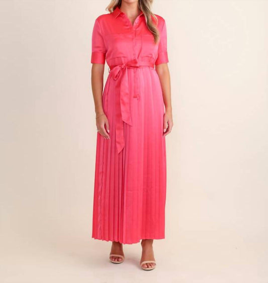 S'Edge - BECKETT PLEAT SHIRT MAXI DRESS