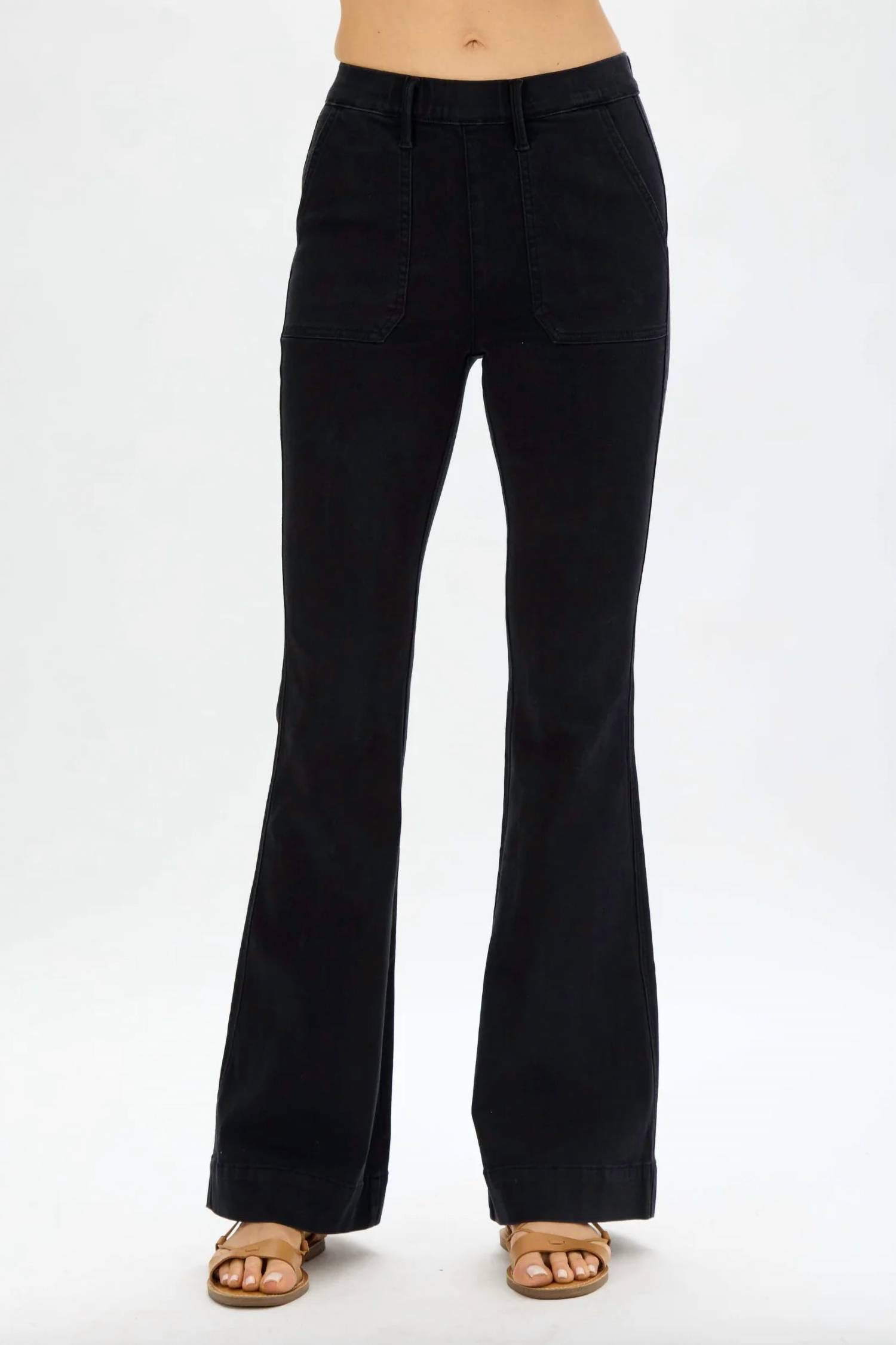Judy Blue - High Waist Pull On Trouser Jeans
