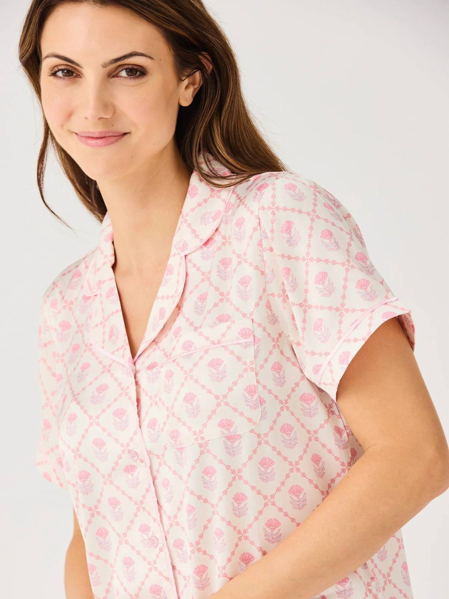 Mary Square - Charlotte Satin Shorts Set