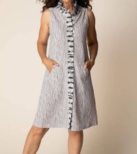 habitat Mix Print Maia Dress in willow - women's dress
