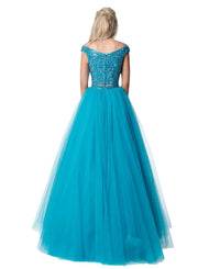 Sherri Hill - V-Neck Beaded Prom Dress