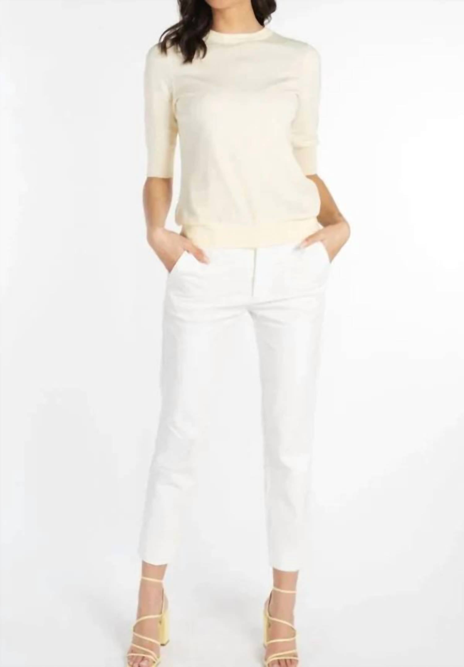 Esqualo - Suvi Split Hem Chino Trousers