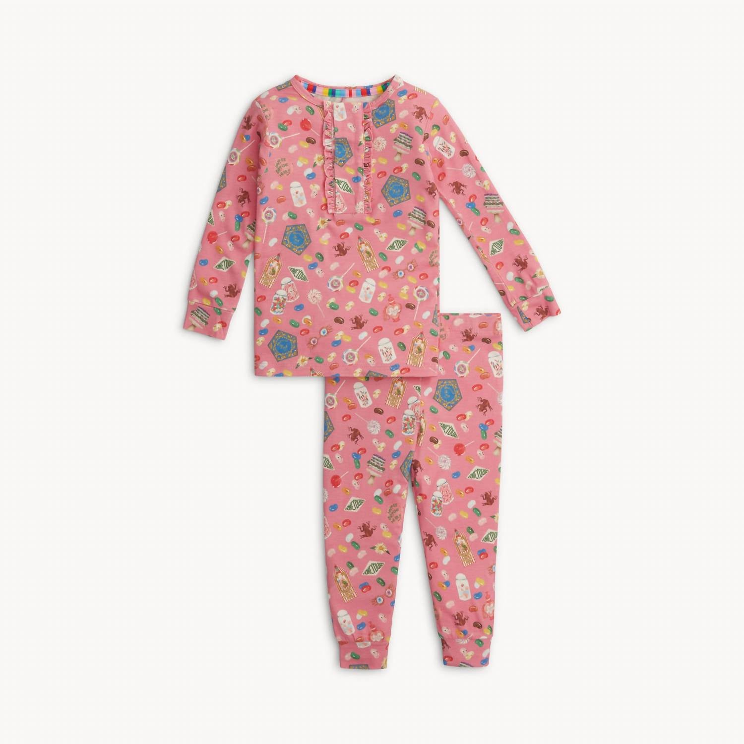 magnetic me Kid's Magnetic Pajama Set in harry potter honeydukes - kids' sleepwear