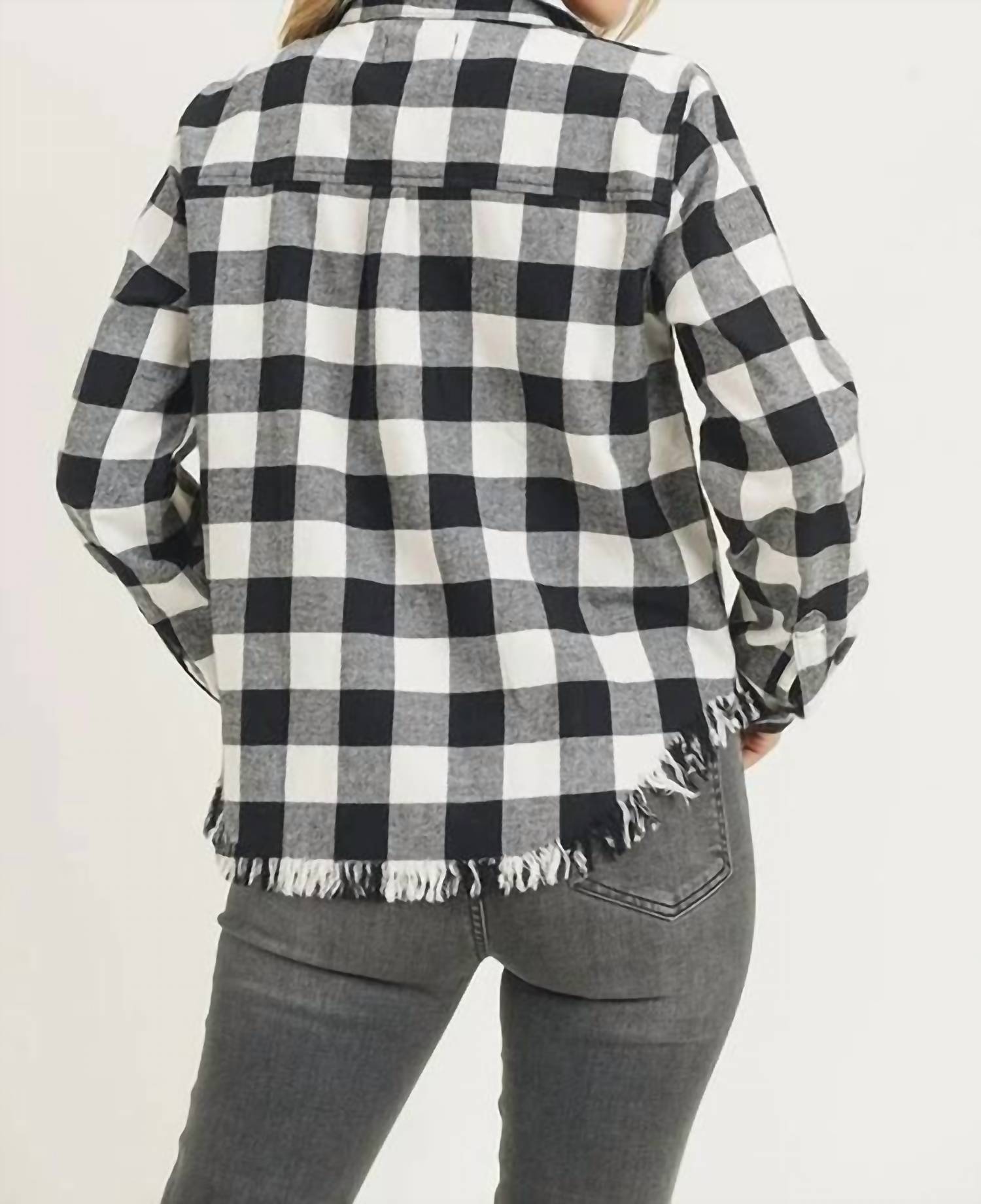 Risen - Just Checkin' Flannel Button-Down