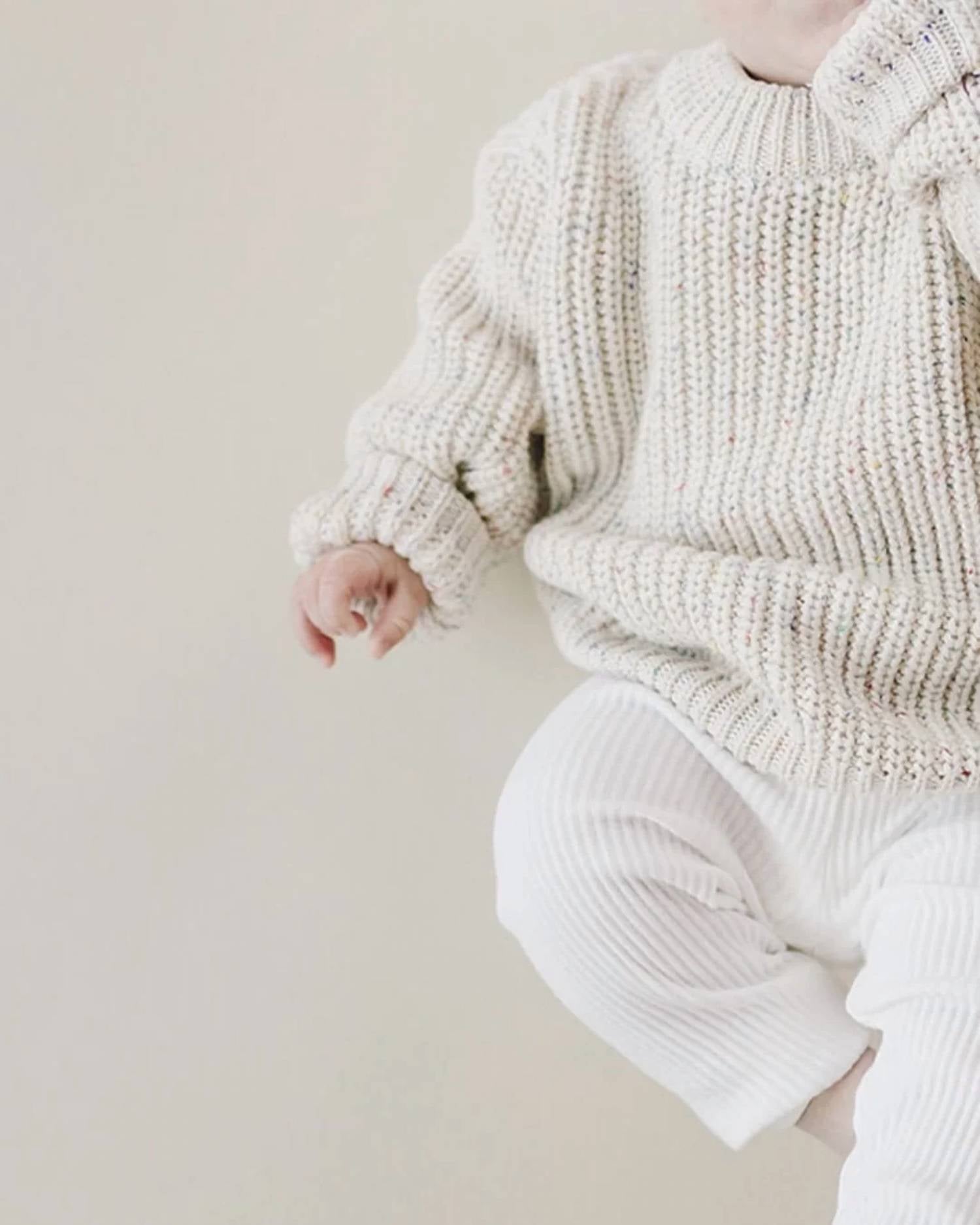 Lucky Panda Kids - Confetti Chunky Knit Sweater