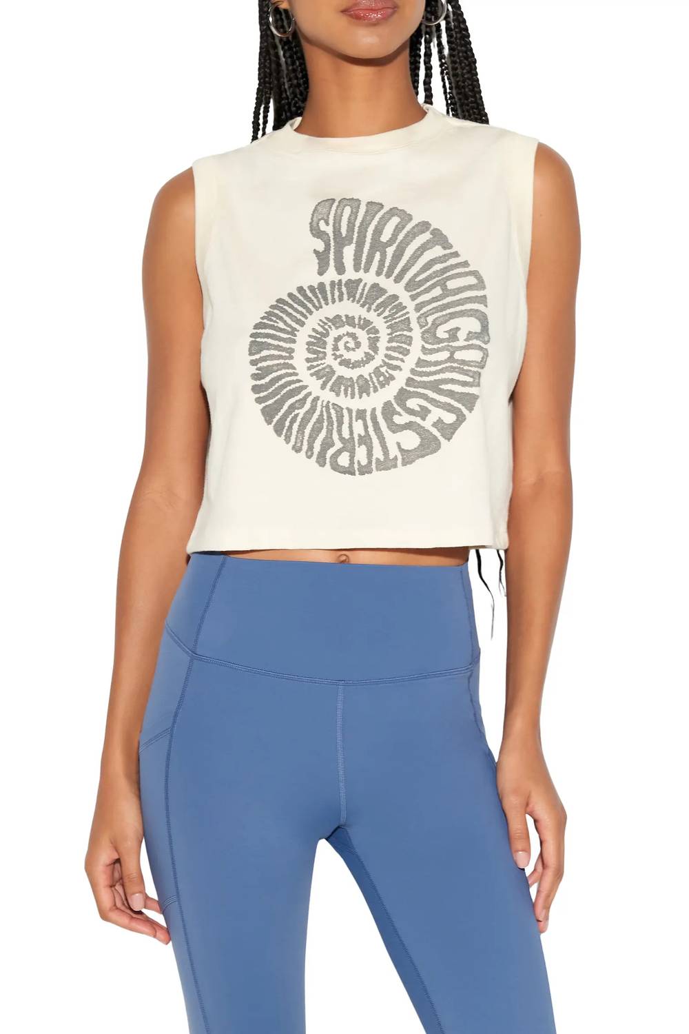 Spiritual Gangster - Shell Crawford Crop Tank