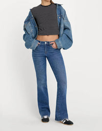 Good American - Good Low Rise Slim Bootcut Jeans