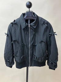 Joh Judith Bomber Jacket With Ribbons in black - women's jacket - view 5