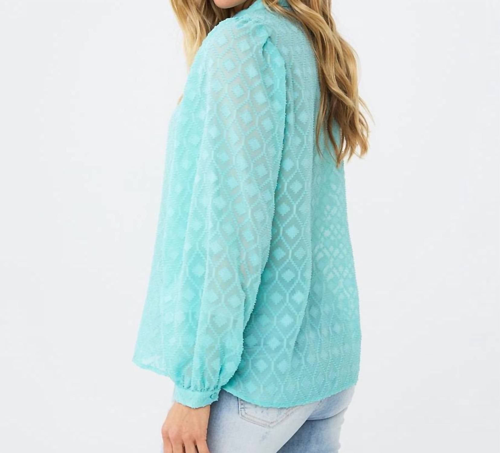 Esqualo - Fancy Plumetis Blouse