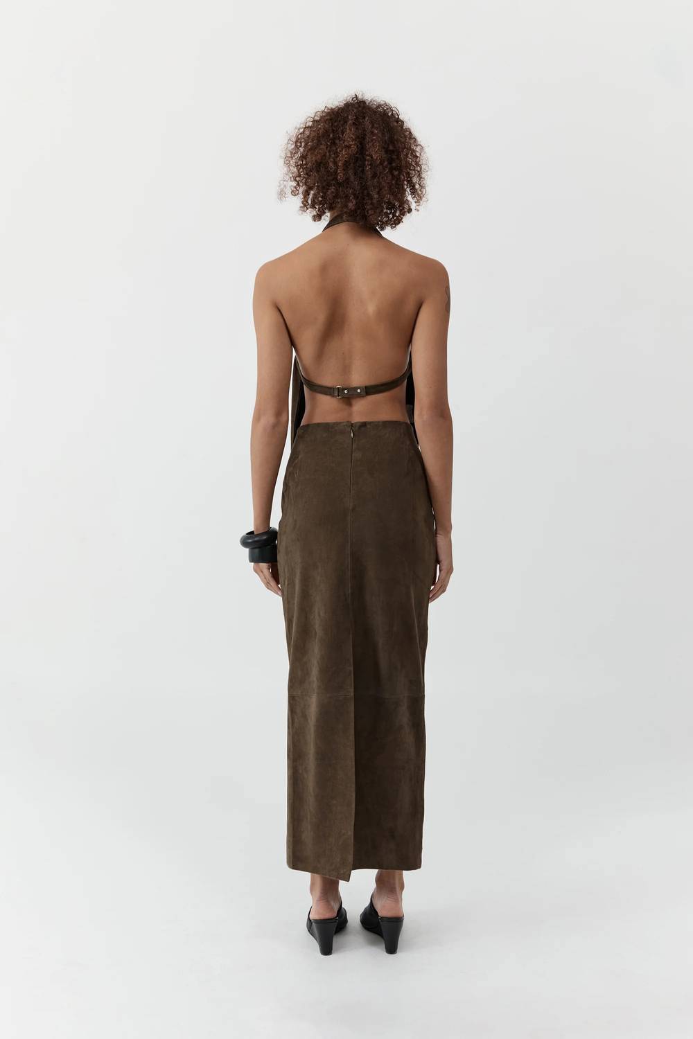 St. Agni - Suede Apron Top