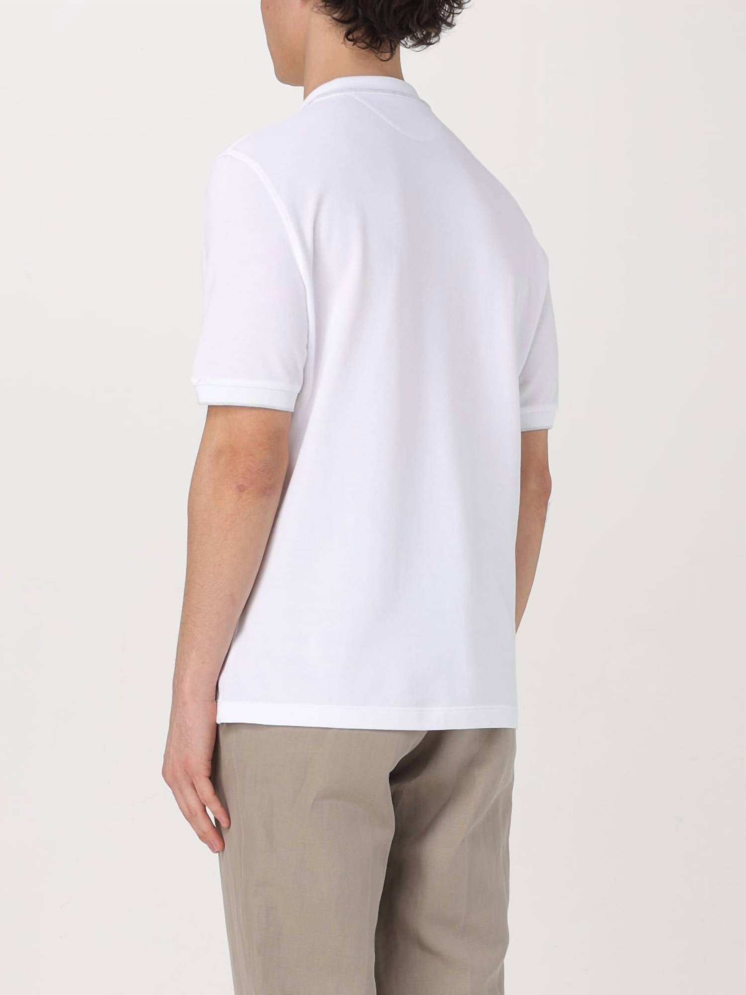 Brunello Cucinelli - Men's Cotton Pique Polo Shirt With Logo