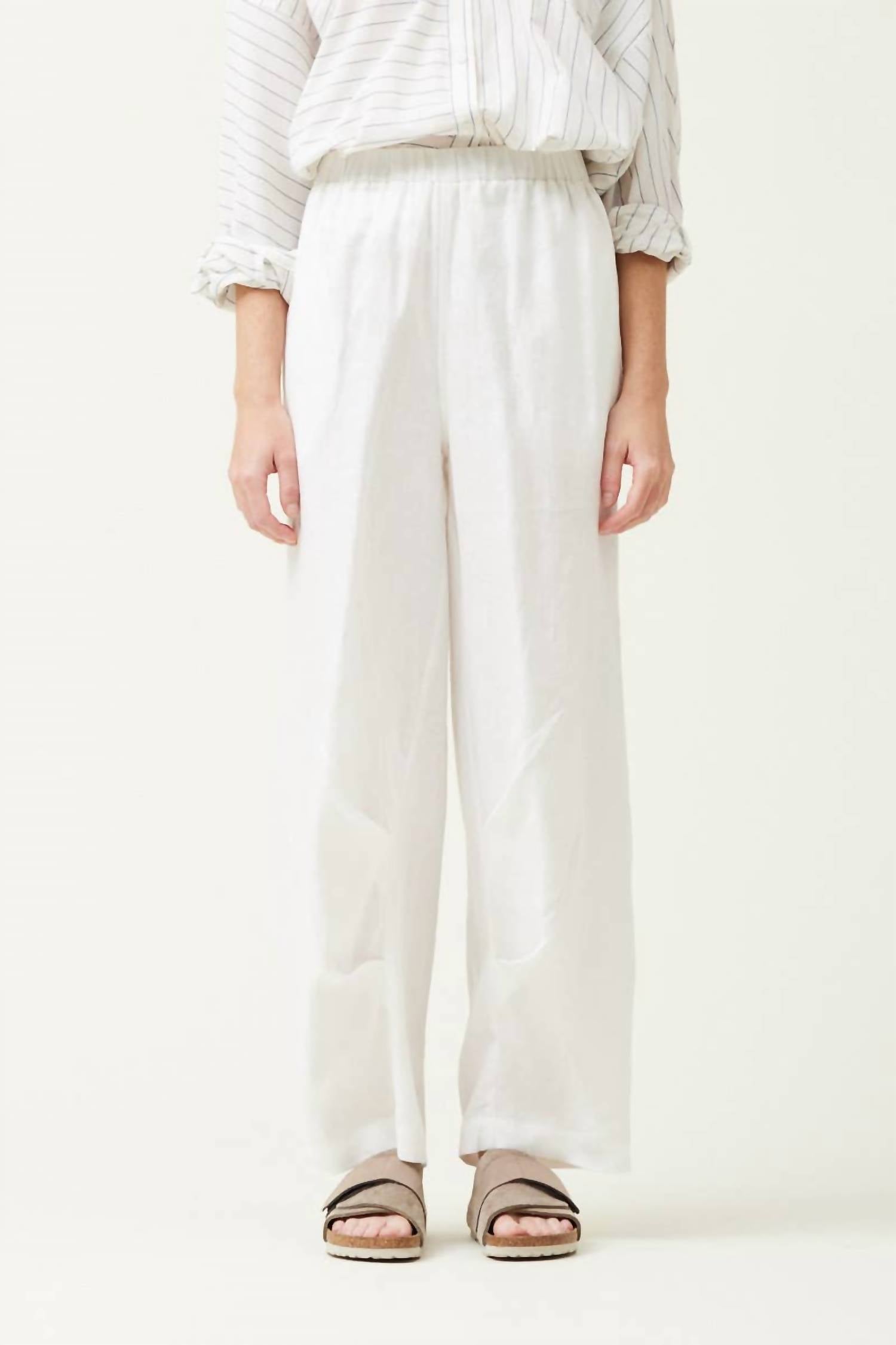 Grade & Gather - Pleated Linen Pants