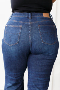Judy Blue - High Rise Button-Fly Straight Jeans