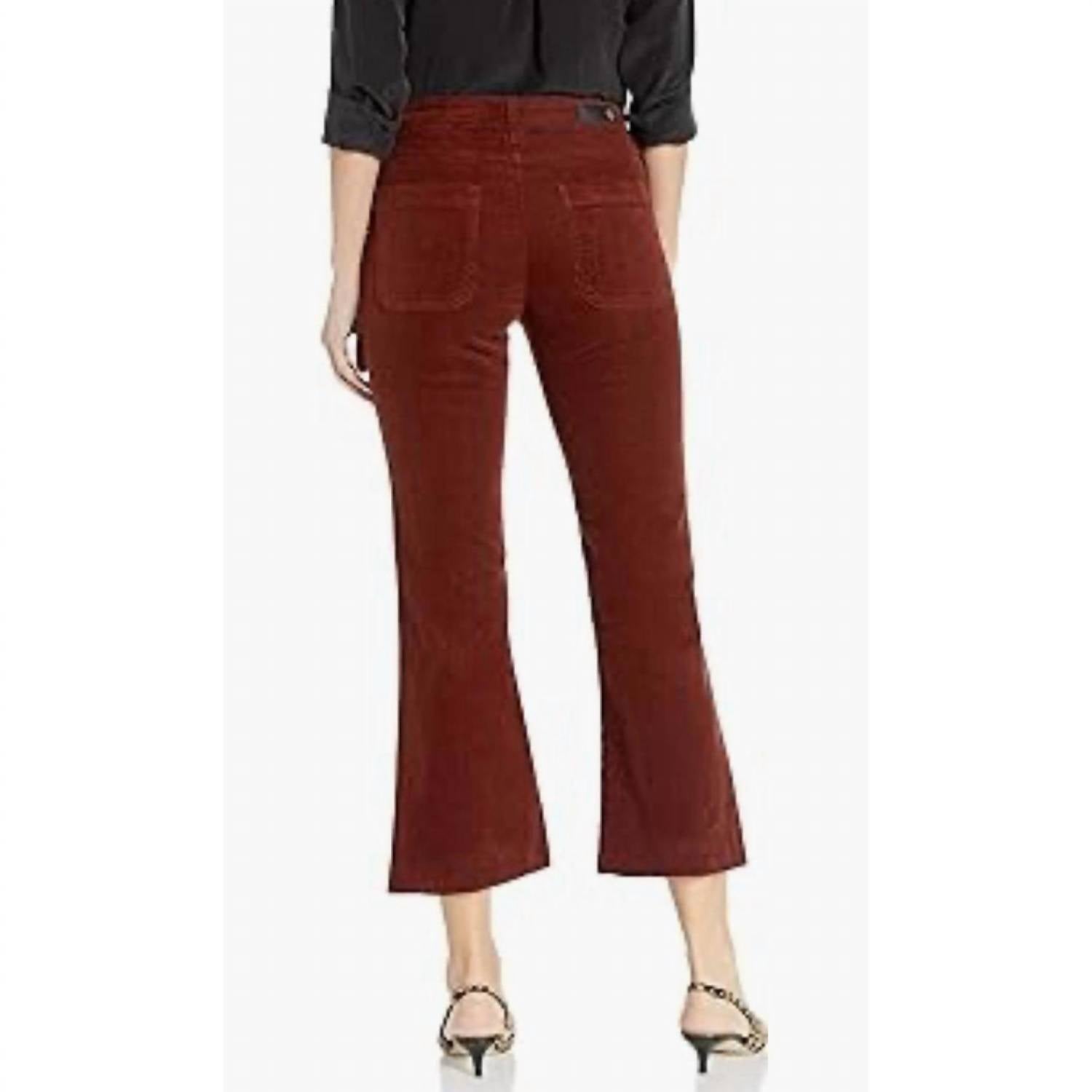 Ag Jeans - Pannelled Quinne H.Rise Pleated Crop Flare Jeans