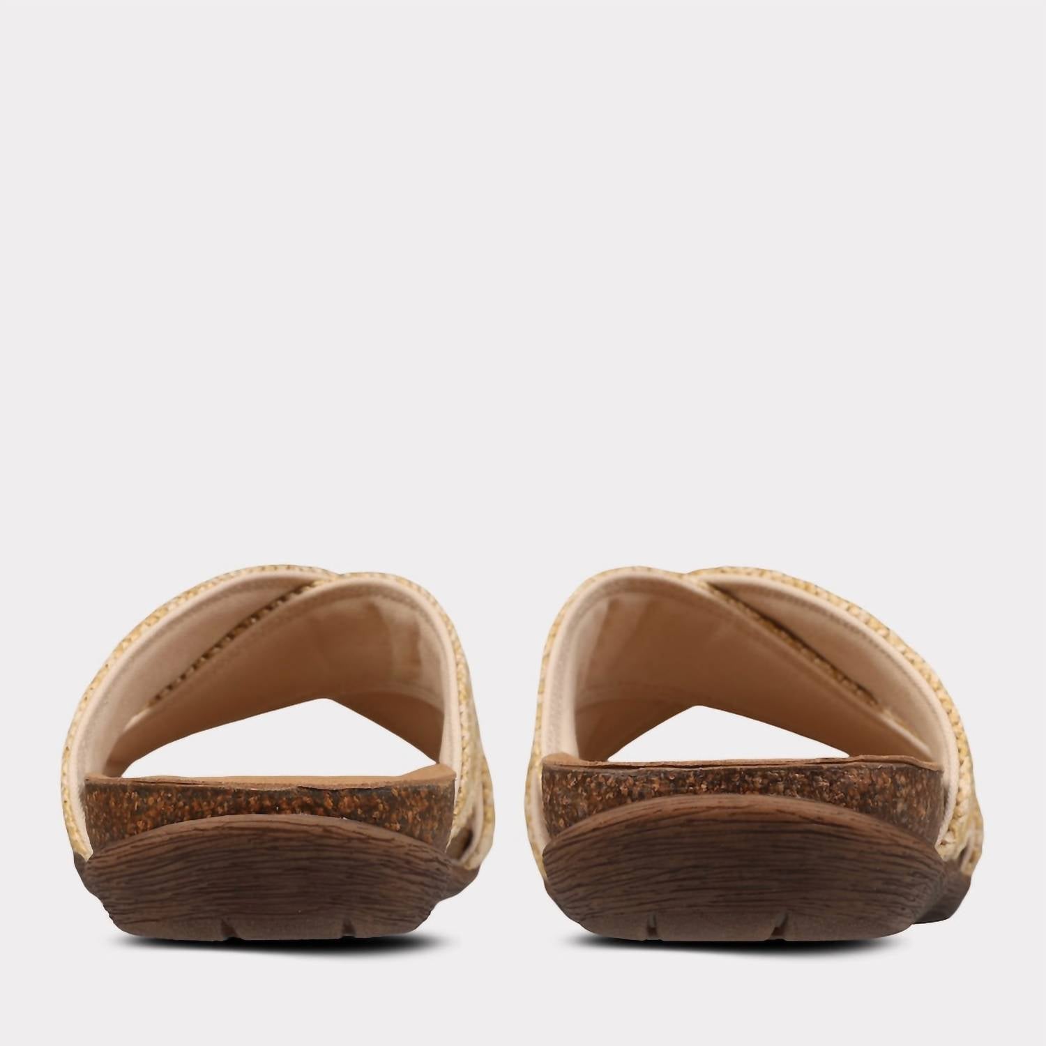 Mykos Women's Leyla Crossband Sandal in brown - women's sandal - view 7