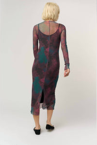 Project Social T - Shibon Novelty Layered Mesh Dress