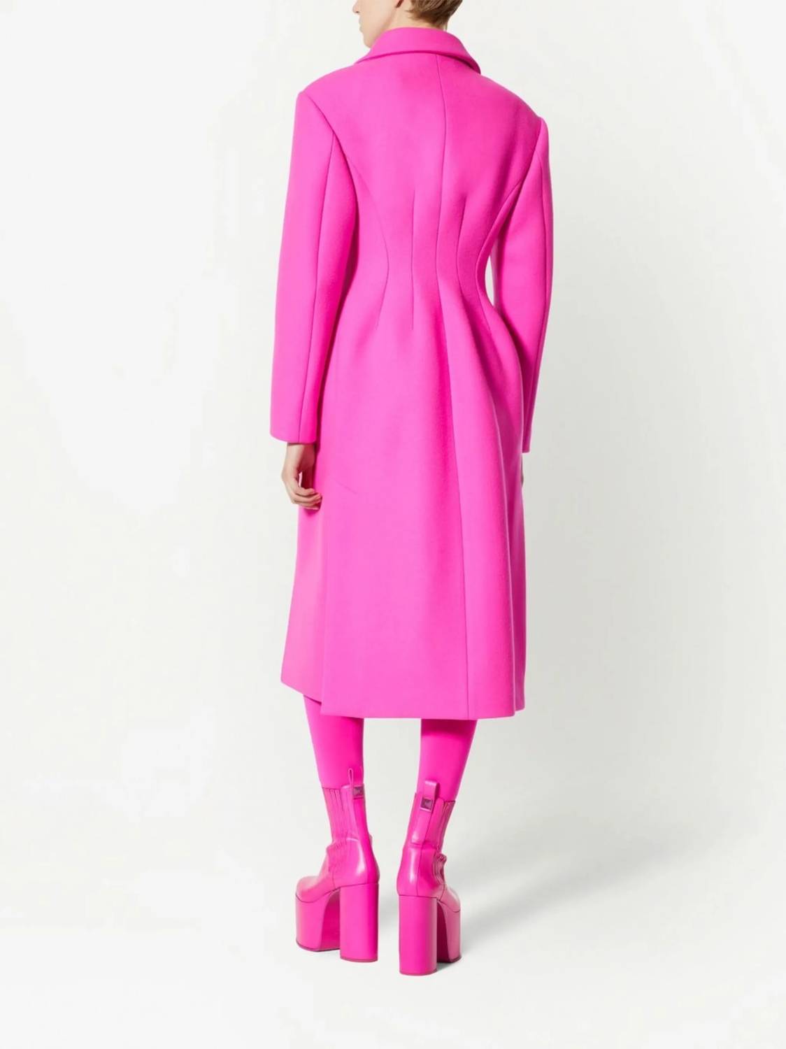 Valentino - Diagonal Bow Long Coat