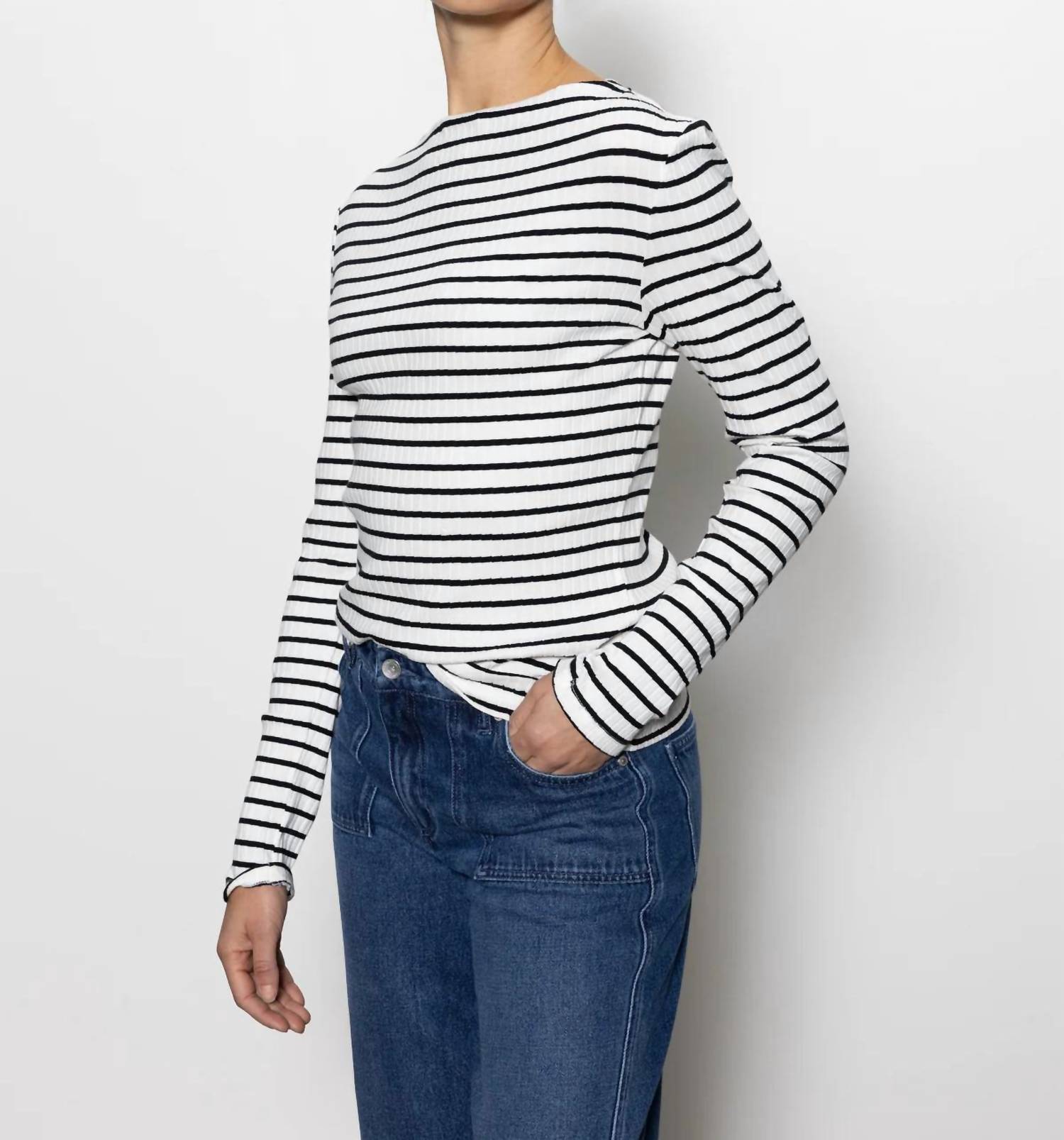 Sanctuary - Boatneck Long Sleeve T-shirt