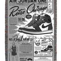 MARQ THE LABEL Retro Jordan Tapestry Blanket in multi - item