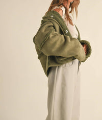 Miou Muse - Long Time Gone Sherpa Jacket